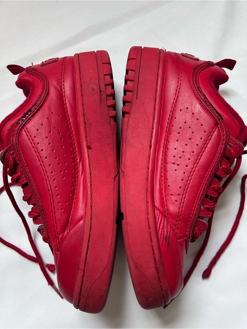 FILA All Red Chunky Sneakers Kids Size 5Y